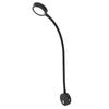 RV Reading Light with USB Port Flexible Gooseneck Bedside Wall Lamp for Boat Yacht 620‑625nm Red 3000‑320K Warm Light