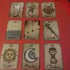 Mildred's Secret Pocket Orakel Deck 6,3*8,9cm Gedruckt auf 350GSM Doppelt geprägtem Karton 88 Stück Orakelkarten in stabiler Box
