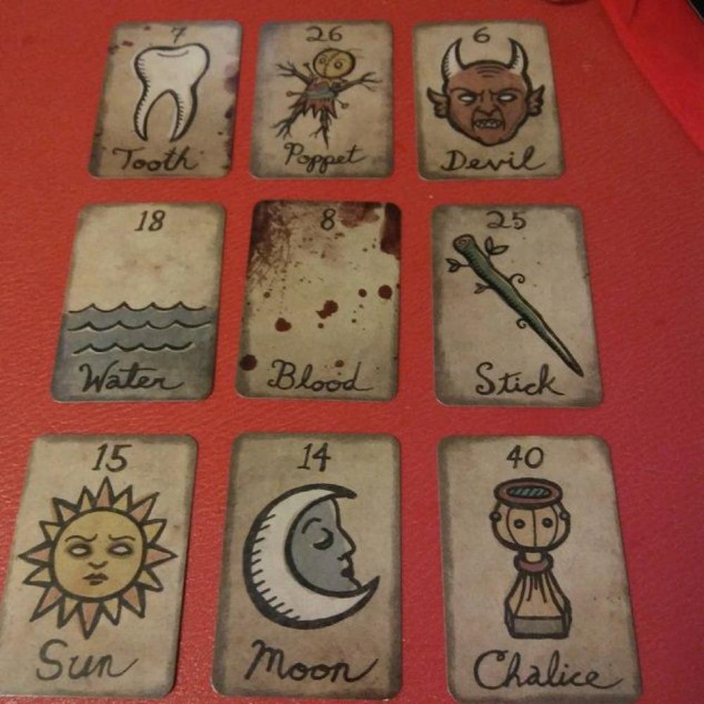 Mildred's Secret Pocket Orakel Deck 6,3*8,9cm Gedruckt auf 350GSM Doppelt geprägtem Karton 88 Stück Orakelkarten in stabiler Box