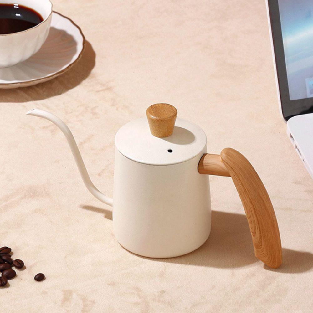 304 Stainless Steel Pour Over Coffee Kettle 350/600 ML Coffee Maker Pot Gooseneck Coffee Pot  Home