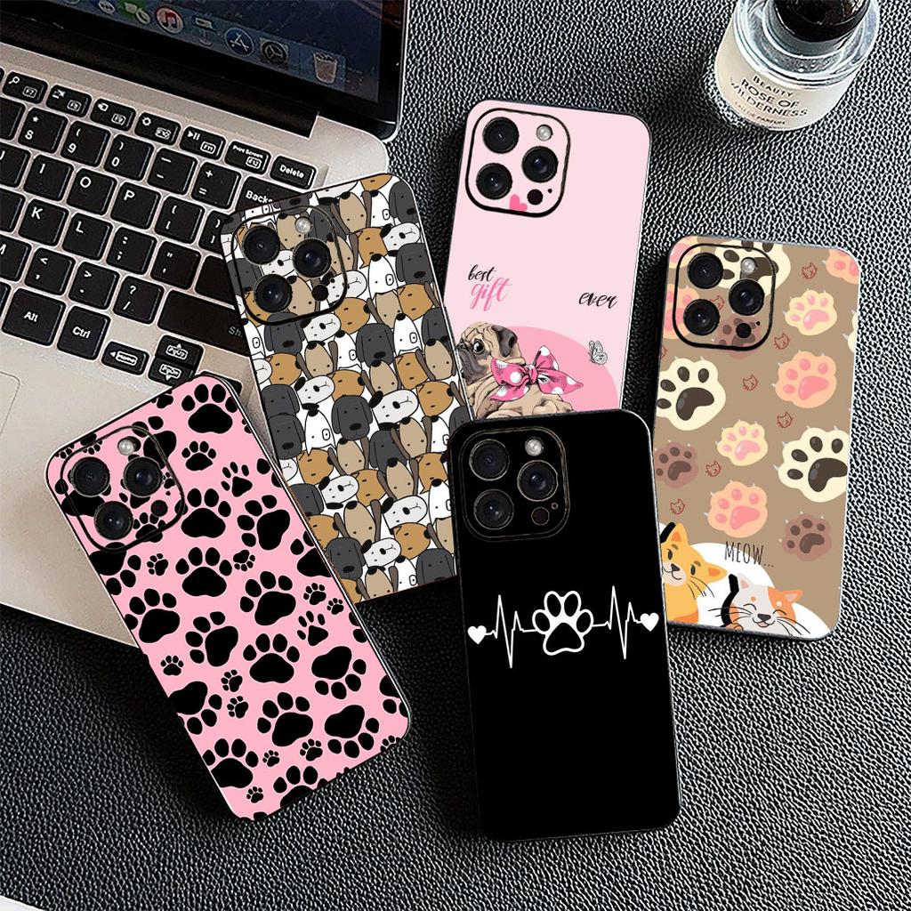 Cover for Xiaomi Poco C75 C65 C85 X7 X6 M8 F7 F8 Ultra F6 Pro MI PocoF7 Casing Silicone Phone Case Paw France Bulldog Dog Art