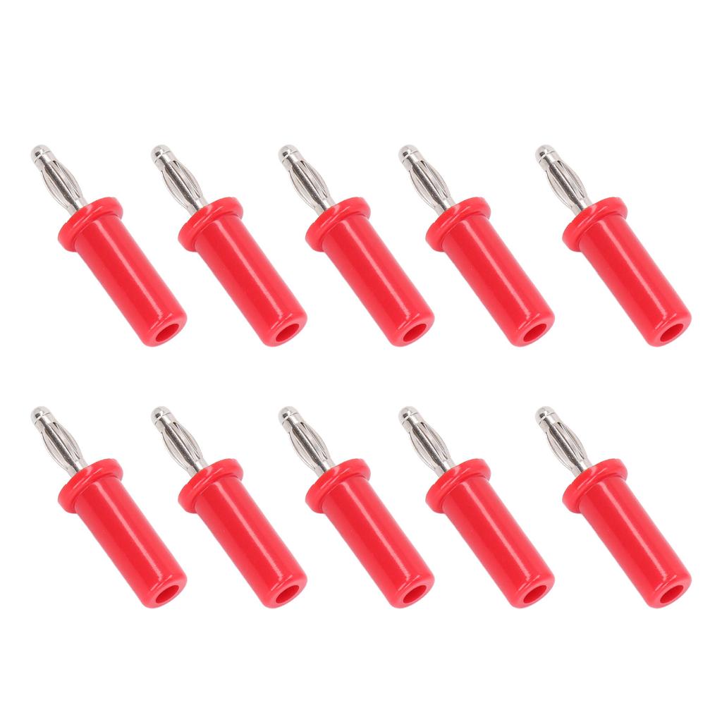 10Pcs Lanterns Banana Plug Brass ABS Soldered Speaker Connector for Electronic Instruments 4mm