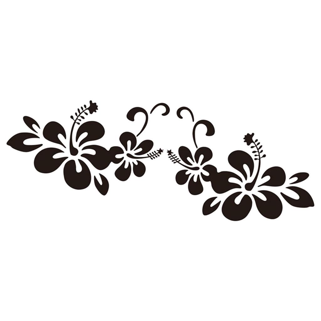 Quzente Flower Car Decal, Flower Car Body Decal, Vista Auto Exterior Decoration Sticker |