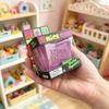 Jucărie Translucidă Roșie Nee Doh Nice Cube Squishy, Cub Fidget pentru Ameliorarea Stresului Super Strângibil, Fără BPA pentru Copii Adulți