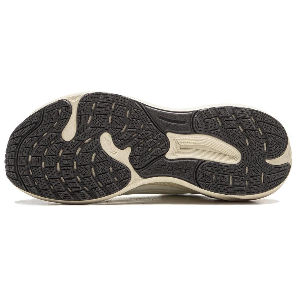 Li-Ning Soft Plus 2 Fleece Comfortable Simple Durable Warm Low-Top Casual Shoes Women sneaker Pearl-White AGLV148-2