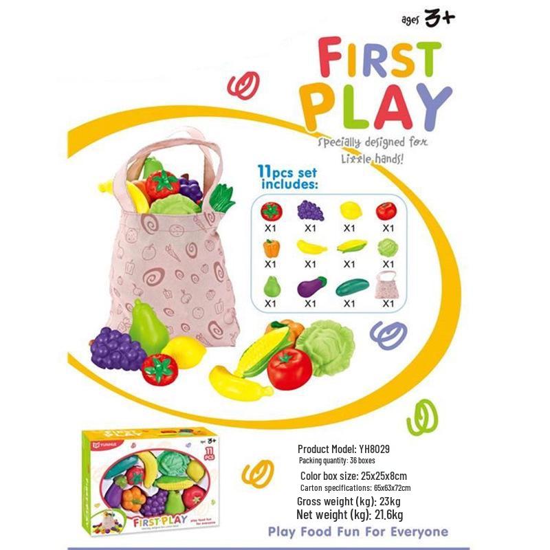 

Детский игровой домик Пятицветный набор для нарезки овощей и фруктов из мягкой резины