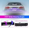 American License Plate Frame Waterproof Car Rear View Camera US Reverse Backup Camera IR Night Version Parking Assistance 8LED