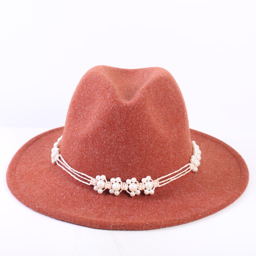 Popular European and American High-end Wool Top Hat, Men's and Women's Fashion Versatile Elegant Top Hat Jazz Hat