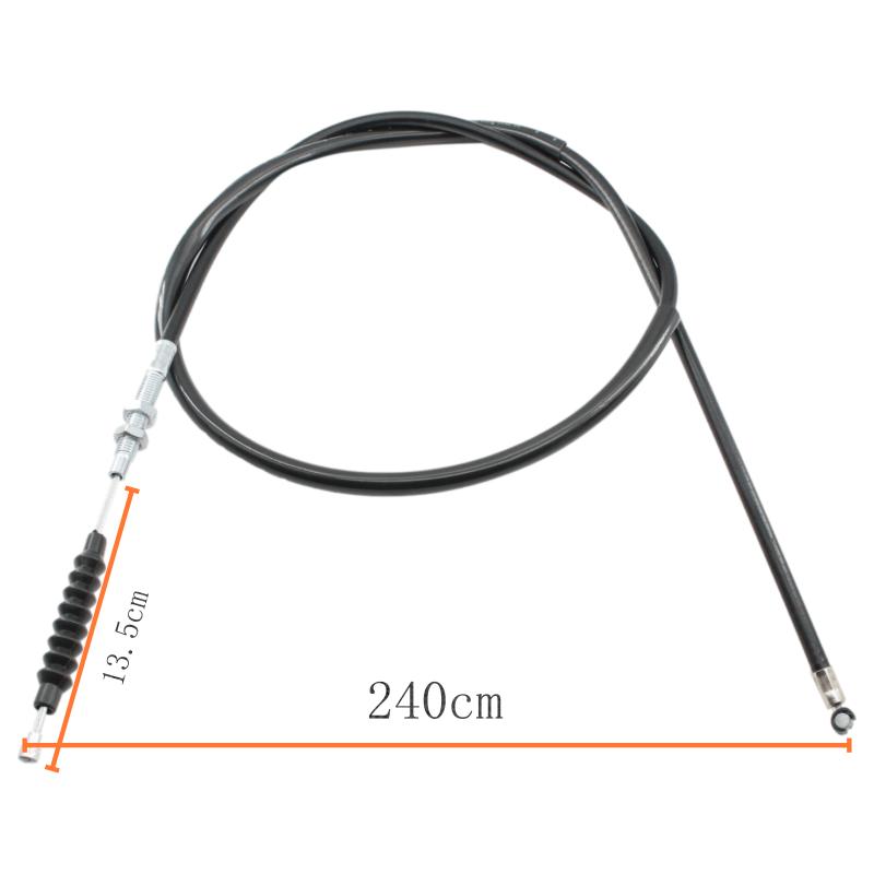 Motorcycle Clutch Cable 13.5cm Stroke Length from 80cm To 300cm for 50cc 70cc 90cc 110cc 125cc 150cc 200cc 250cc Mud Pit Bike AT