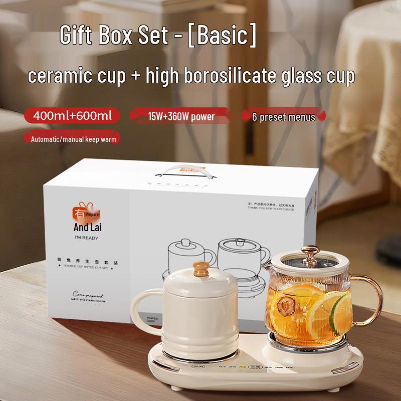 Multi-Functional Automatic Glass Tea Kettle with Temperature Control Gift Box Edition