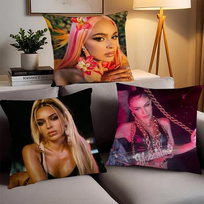 Bad La J-Joia Gyal Singer Pillow Case Office Cushions Suitable For Sofa Car Bedroom Decorative Cushion Cover