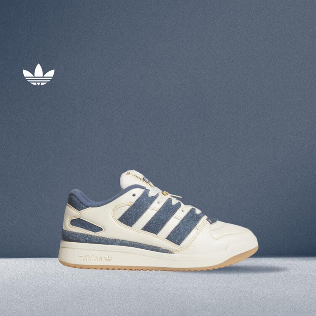 

Кроссовки Adidas FORUM2000 BZRP Повседневные Баскетбольные Мужские и Женские Adidas Трилистник JR9658 35.5 синий