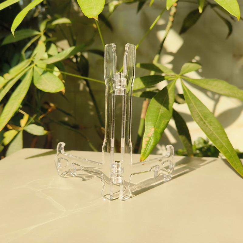 Foldable Acrylic Plate & Ornament Display Stand for Pu'er Tea