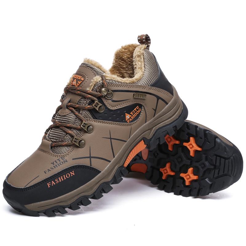 Snow Boots Men High Top Sneskers Shoes Male Good Quality Casual Men's Sneakers Winter Warmed Boots Man  Ankle Hiking Boots 2024