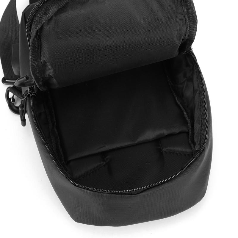 Simple and casual men's shoulder bag, trendy single-shoulder crossbody bag, student travel bag, lightweight diagal backpack, m
