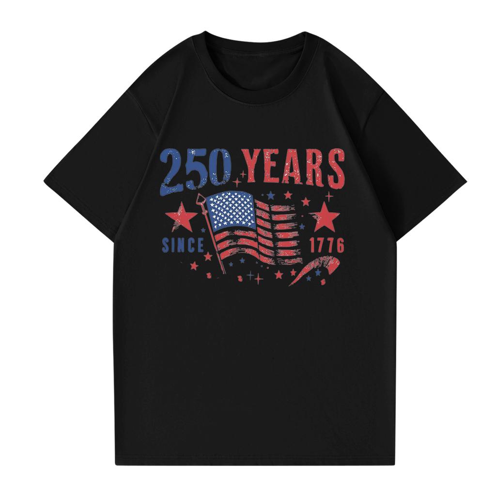 Haut T-shirt à manches courtes imprimé à col rond pour femme