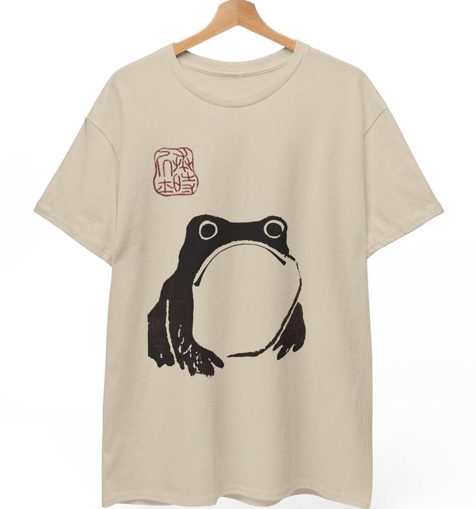 Unimpressed Frog Matsumoto Hoji Meika Gafu Japanese Toad Demons Unisex T Shirt Unisex T-Shirt XXXXL 1990₽