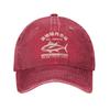 Japanischer Tsukiji Fischmarkt gewaschen Tokio Japan Baseballkappe Sonne Hohe Qualität gewaschen Truckerhut Frau Mann Kappe