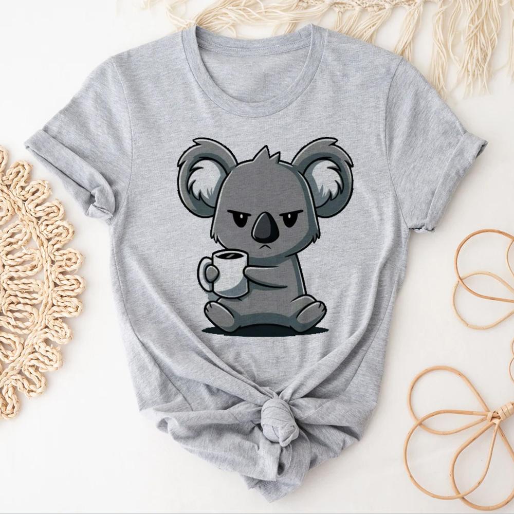 

Koala Tshirt Women Summer Comic Japanese Top Female Designer Clothes Graphic T Shirts Fashion Summer Streetwear - Men s Summe... S разноцветный