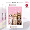 Cartoon Bengal cat Pattern  3pcs 100% Round Full Drill 5D DIY Diamond Painting Embroidery Cross Stitch Rhinestone Décor