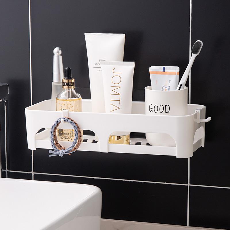 Hot Selling SHUANGQING SQ-8101 Classic Design Plastic Wall Mounted Bathroom Punch-Free Wall белый
