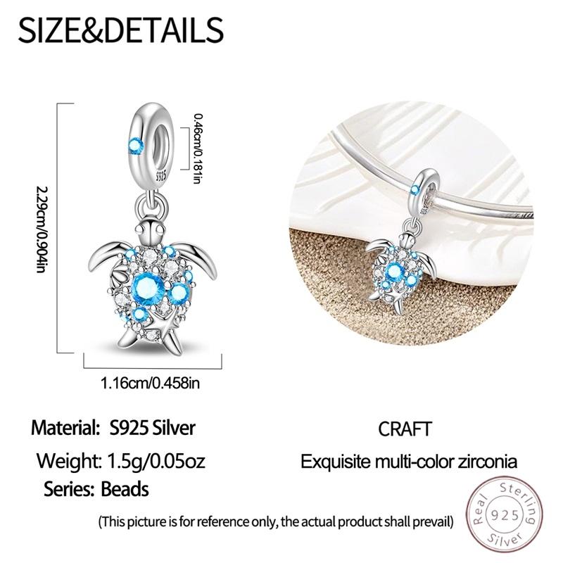 Hot 100 copper Sea Turtle Sparkling Zirconia Bead Charms 3mm Do It Yourself Holiday Exquisite Jewellery Gift Making