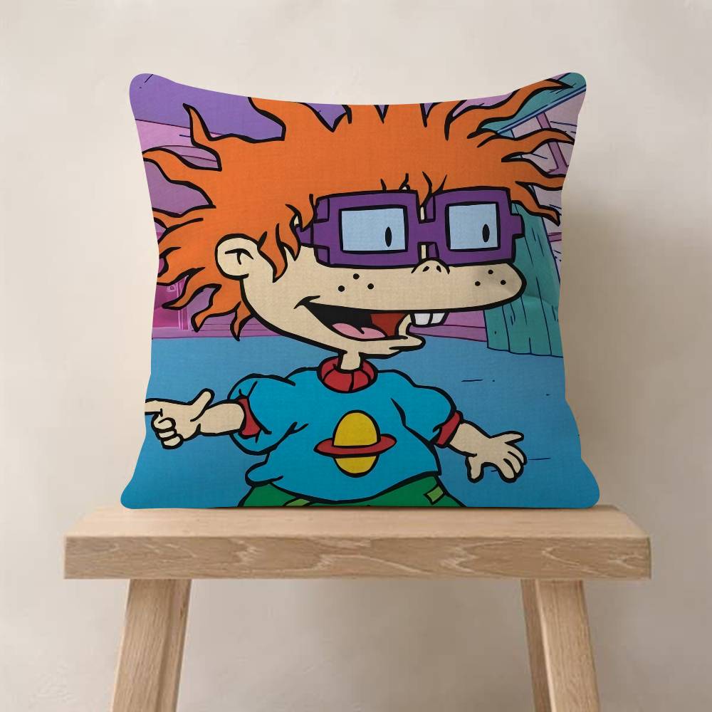 Cartoon R-Rugrats Funny Cushion Cover Decorative Pillow Sofa Home Decor Case Pillow Cases