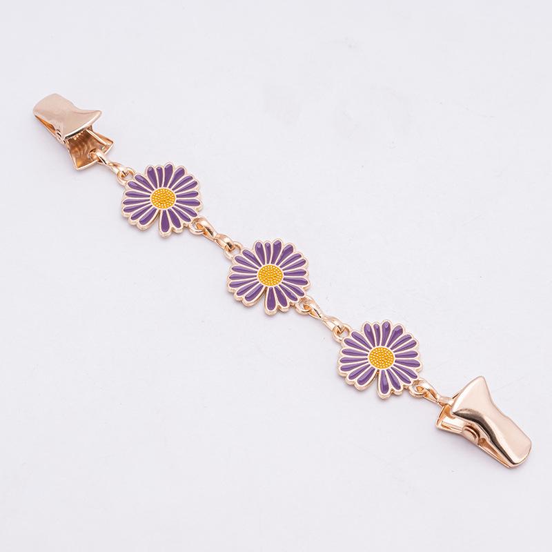 Retro spona na šál: Evropsko-americká brož na svetr a šátek s diamantovým akcentem - Slitinový doplněk proti odhalení