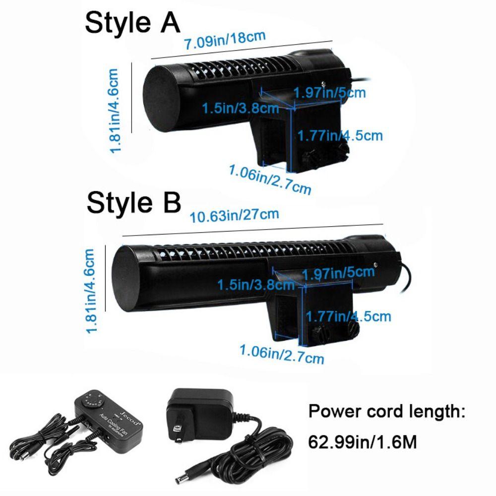 Adjustable Aquarium Cooling Fan Mute Marine Aquarium Cooler Fish Tank Cooling Fan  Fish Tank