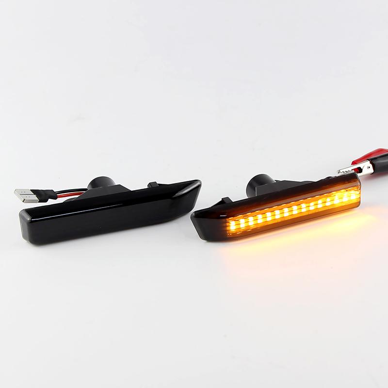 2PCS Canbus LED Dynamic Turn Signal Light For BMW X5 E53 3 Series E36 Side Marker Flasher Flowing Water Blinker Flashing LightTurn Signal 2