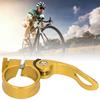 2PcsSet 31.8MM Bicycle Seatpost Clamp Quick Release Clip for 27.2MM Bike SeatpostGold