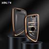 Fashion TPU Car Remote Key Case Cover Shell Fob for BMW X1 X3 X5 X6 X7 1 3 5 6 7 Series G20 G30 G11 F15 F16 G01 G02 F48 Keyless