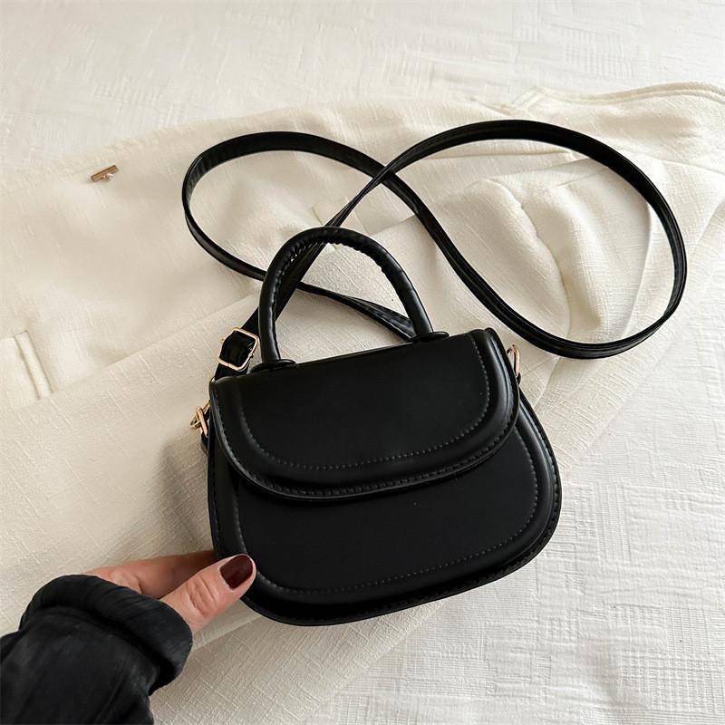 Chic Street Fashion Pu Shoulder Bag For Women Spring Casual Bag чёрный