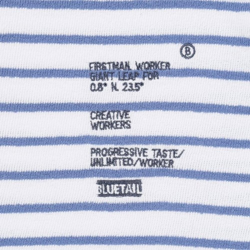 Bluetail Sky Blue STripe T shirT azg1Ts01sb