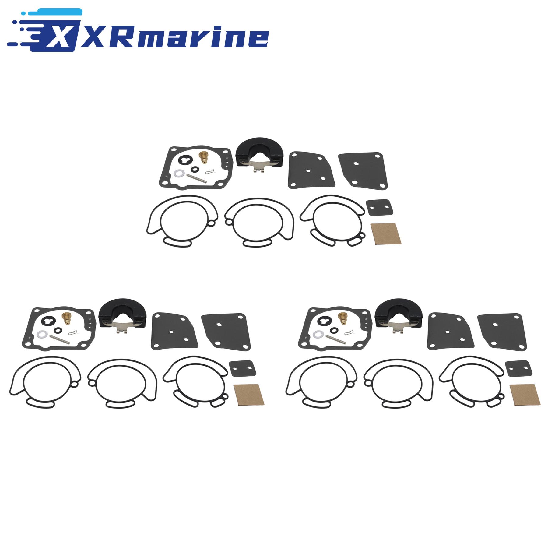 

0435442 for Johnson Evinrude Carburetor Repair Rebuild Kit 777719 with Float V4 V6 90 115 125 150 175 HP 438996 18-7247 0436852 3 pcs 438996 777719