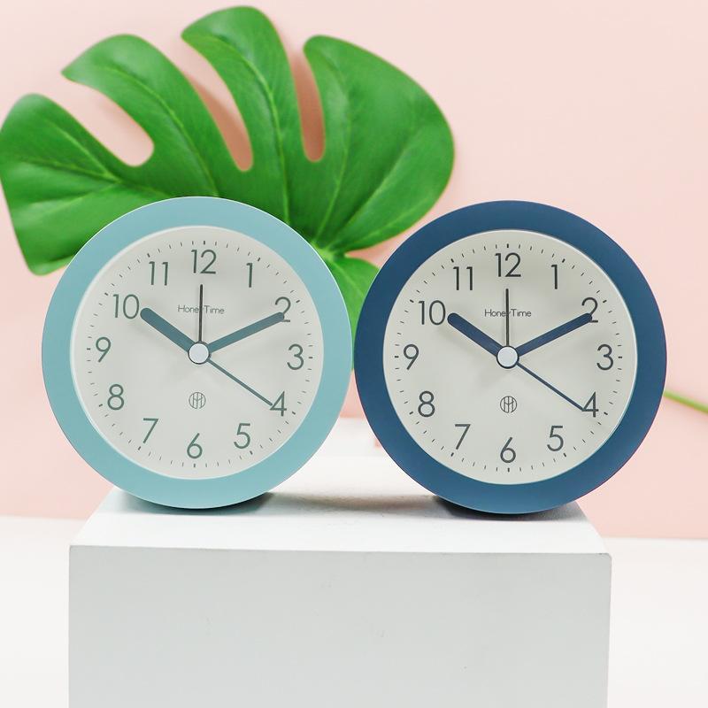 Silent Study Small Alarm Clock Nordic Style Simple Ins Bedroom Clock Students Use Creative Internet Celebrity Bedside Clock