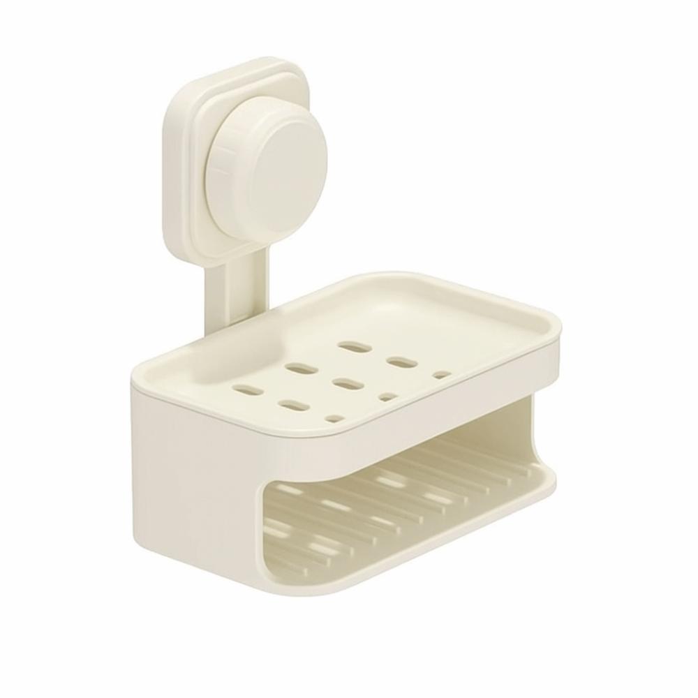 

Flip Soap Box Punch-Free Bathroom Drain Soap Box Soap Storage Case Bathroom Accessories бежевый