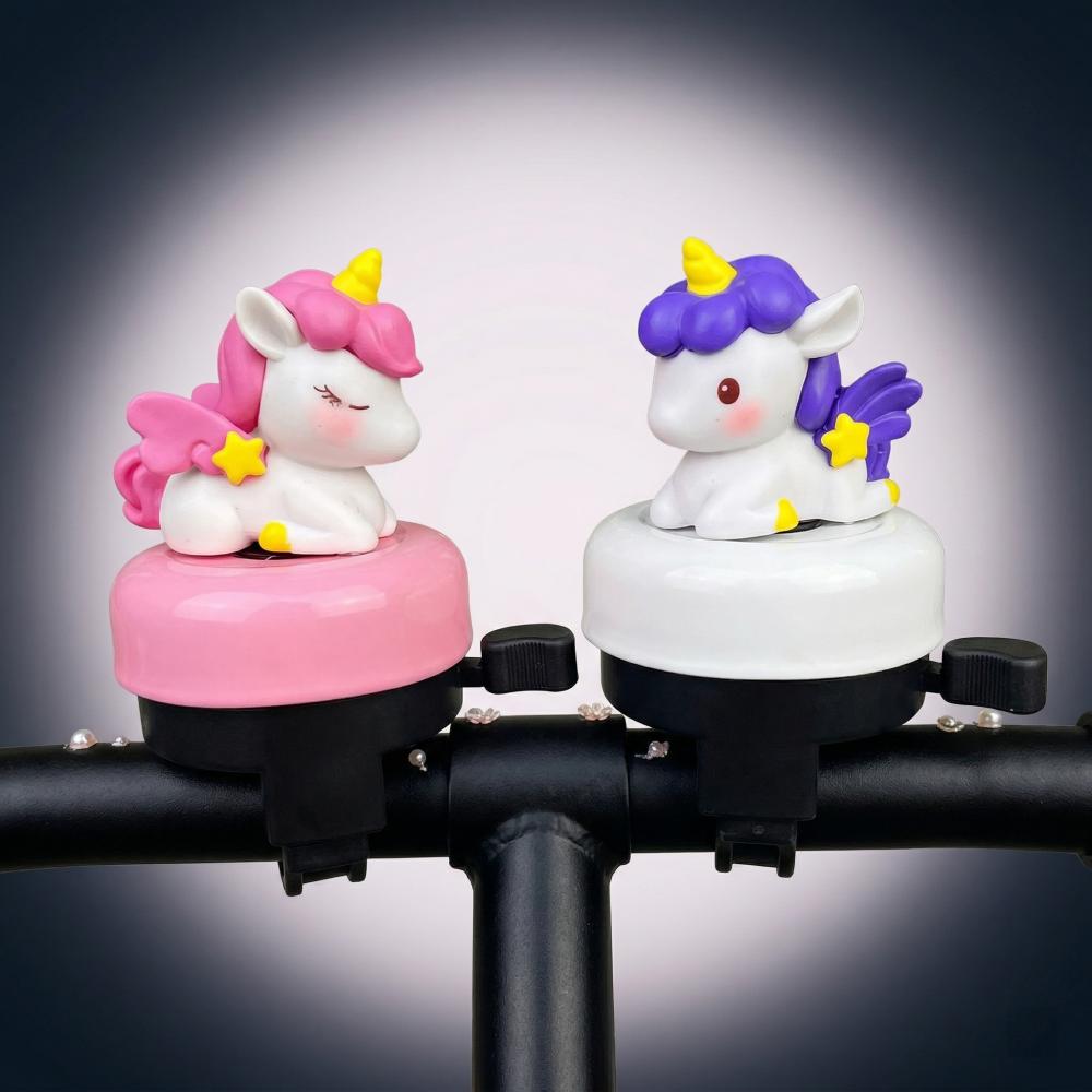 Cartoon Unicorn Bicycle Bell Loud Sound Universal Type Cute Lovely Balance Bike Scooter Horn Desk Decoration Bell For Outdoor
