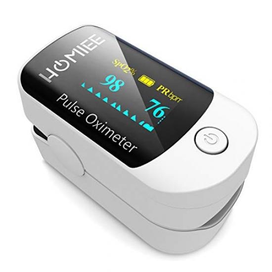Buy Homiee Finger Pulse Oximeter Blood Oxygen Saturation Heart Rate