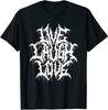 New Limited Black Metal Parody Funny Typography T-Shirt