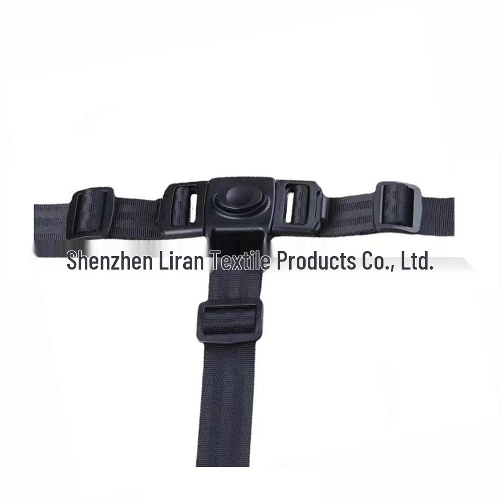 Baby Dining Chair Safety Belt - Three-Point Strap for High Chairs and Strollers