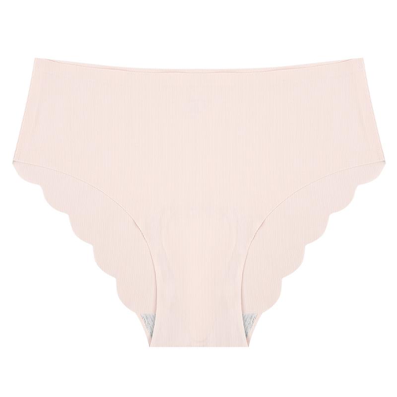 

FallSweet Бесшовные трусики из ледяного шелка, женские невидимые трусы-слипы со средней посадкой, дышащие, для йоги и фитнеса 2XL розовый