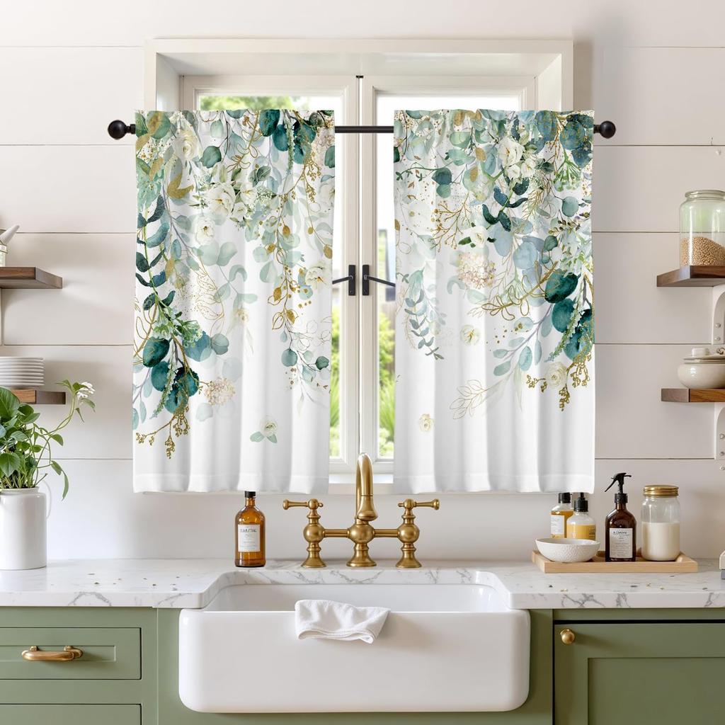 Boho Mid Century Abstrakte Blätter Vorhänge Regenbogen Wohnzimmer Vorhang Gebranntes Orange Vorhänge Für Schlafzimmer Modern Geometrische Drapierungen