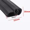 Rubber Car Door Seal Weatherstrip (3Meters)