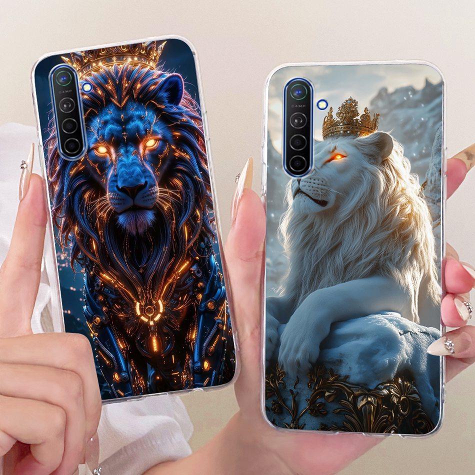 For Realme XT X2 X2Pro Cool Dragon Tiger Pattern Phone Case For RealmeX2 Pro X 2 XT Soft Silicone TPU Cases