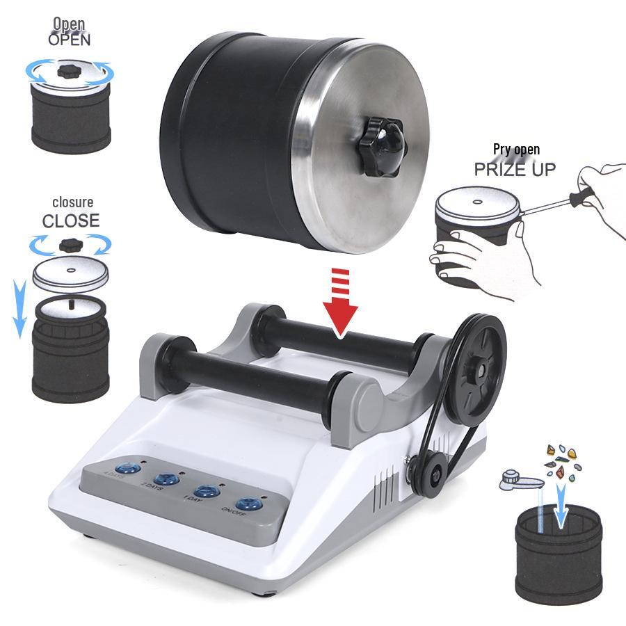 Kit fai da te per lucidare gemme: Divertente Esperimento Elettrico con la Pietra