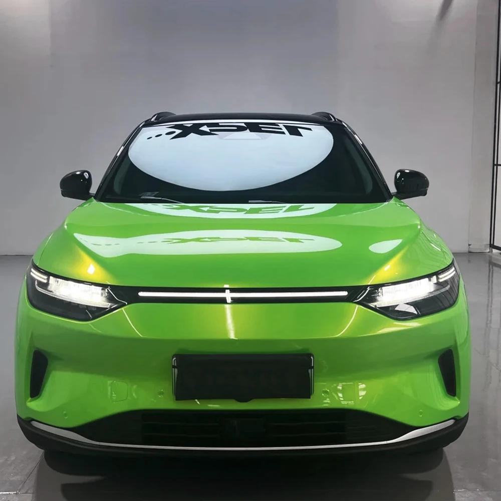 Car Sticker Magic Green Wrapping Vinyl Film Color Change Film PET Bubble Free Decals Car Sticker Interior Exterior Decoration
