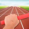 Stainless Steel Foam Relay Baton for Track and Field Outdoor Running