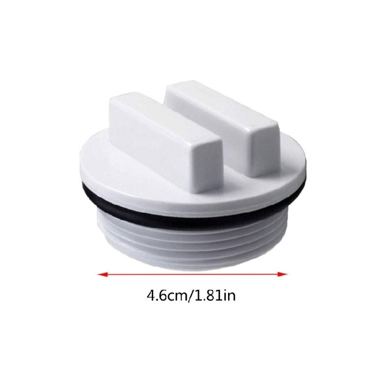 Pack of 6 Multifuntional Spa Drain Plug Pool Spa Return Winterizing Plug