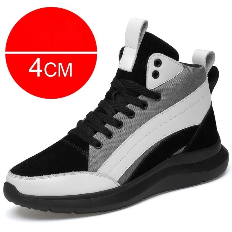 Stivali da Uomo Scarpe con Rialzo Scarpe con Tacco Nascosto Scarpe Rialzanti per Uomo Aumento Soletta Opzionale Scarpe Altezza Uomo